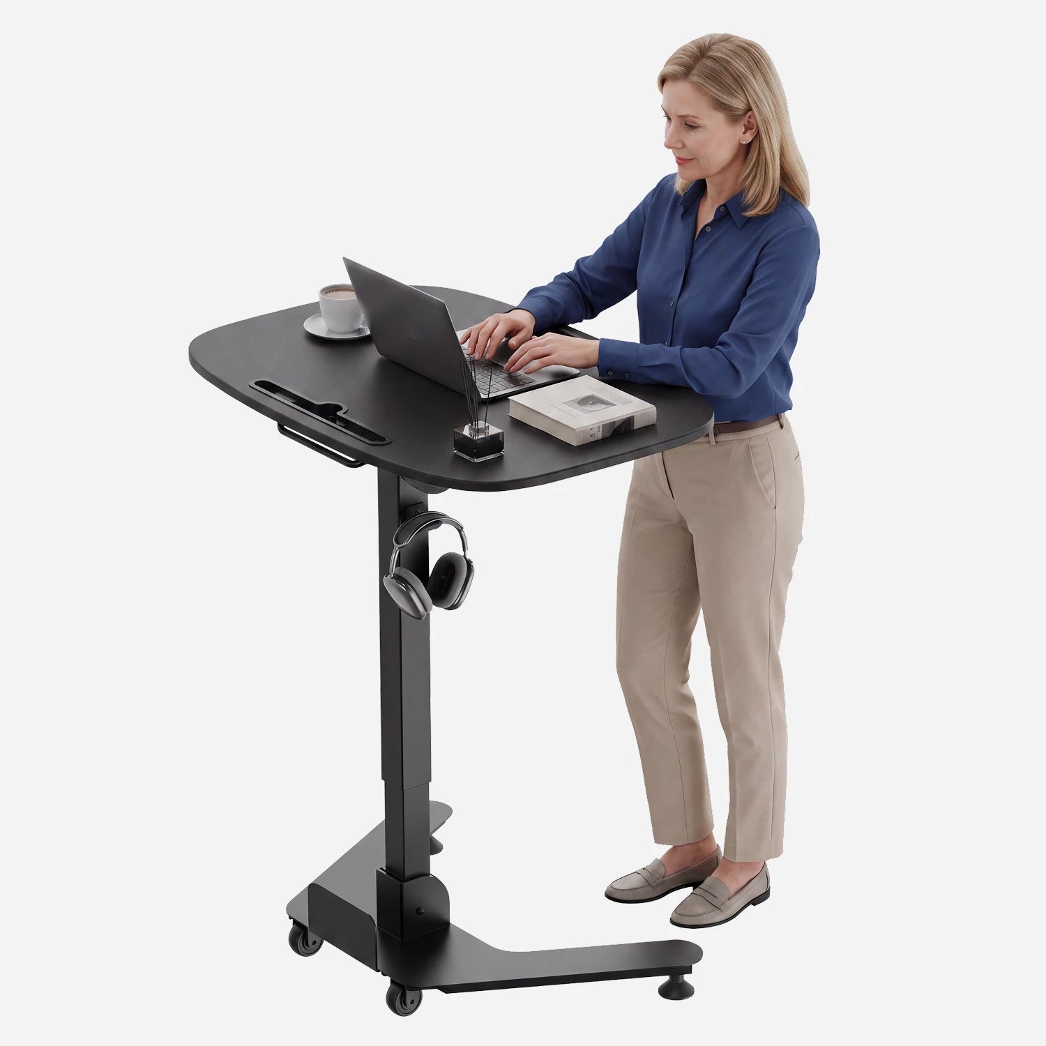 ETD5 Mobile Folding Pneumatic Standing Desk - Image 13