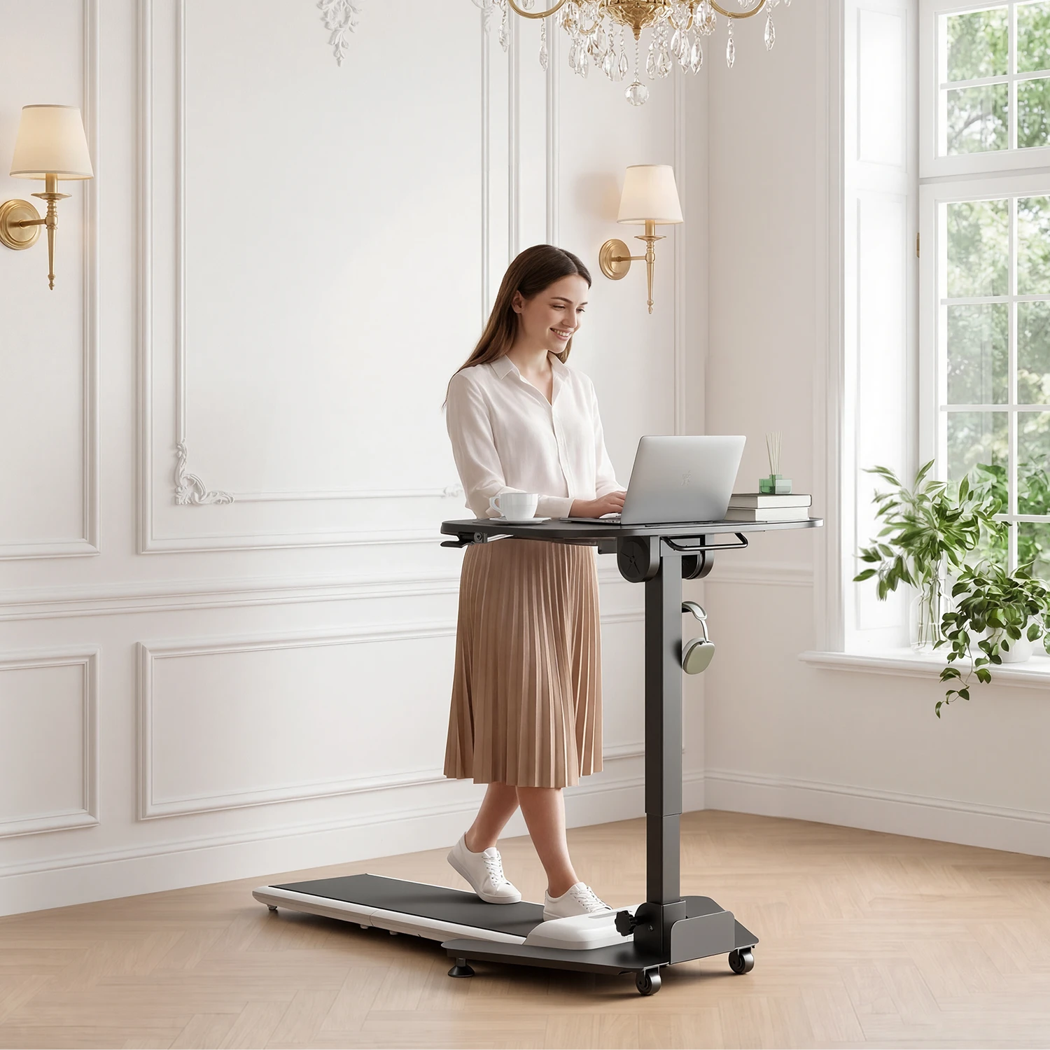 ETD5 Mobile Folding Pneumatic Standing Desk - Image 17