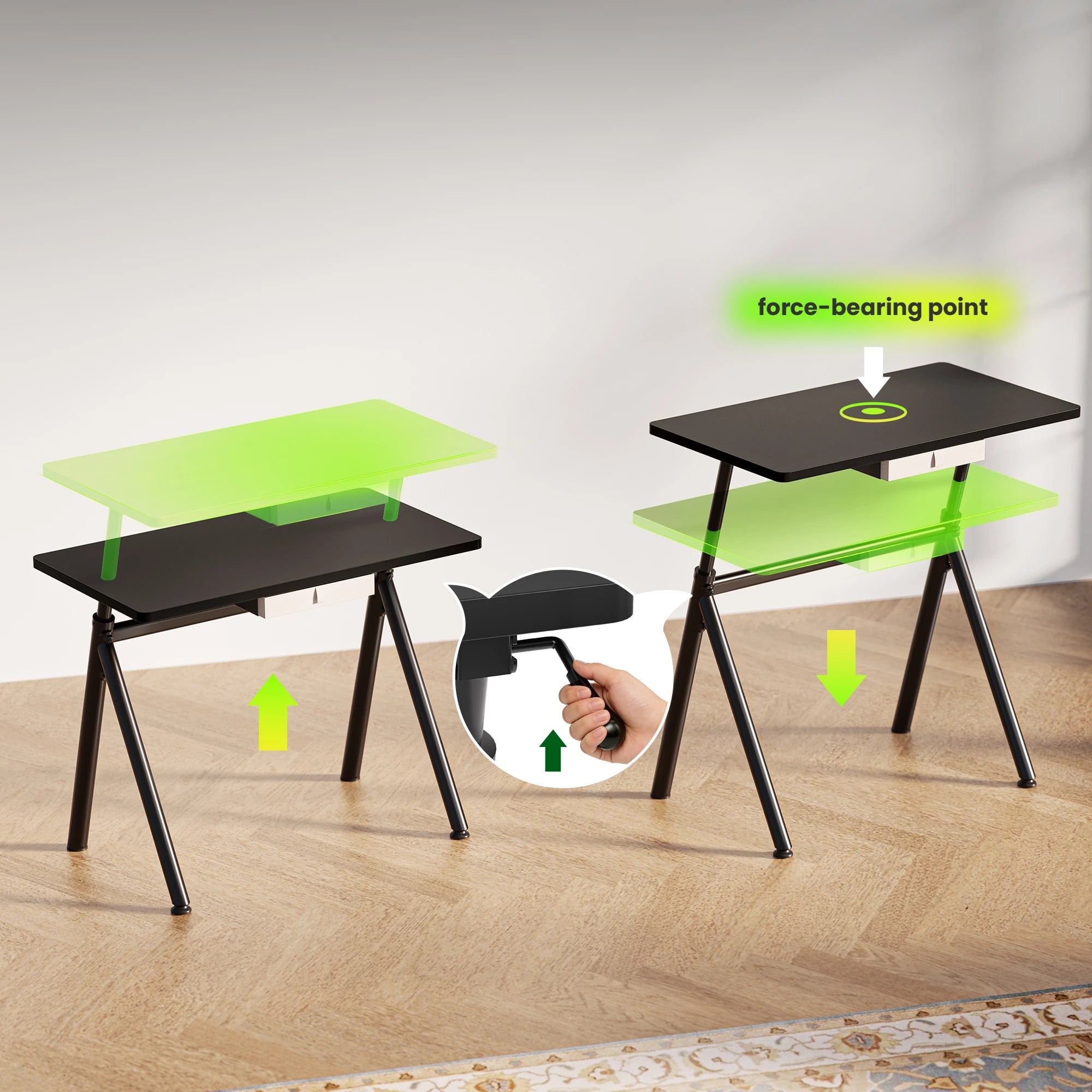 ETD6 Pneumatic Standing Desk - Image 22